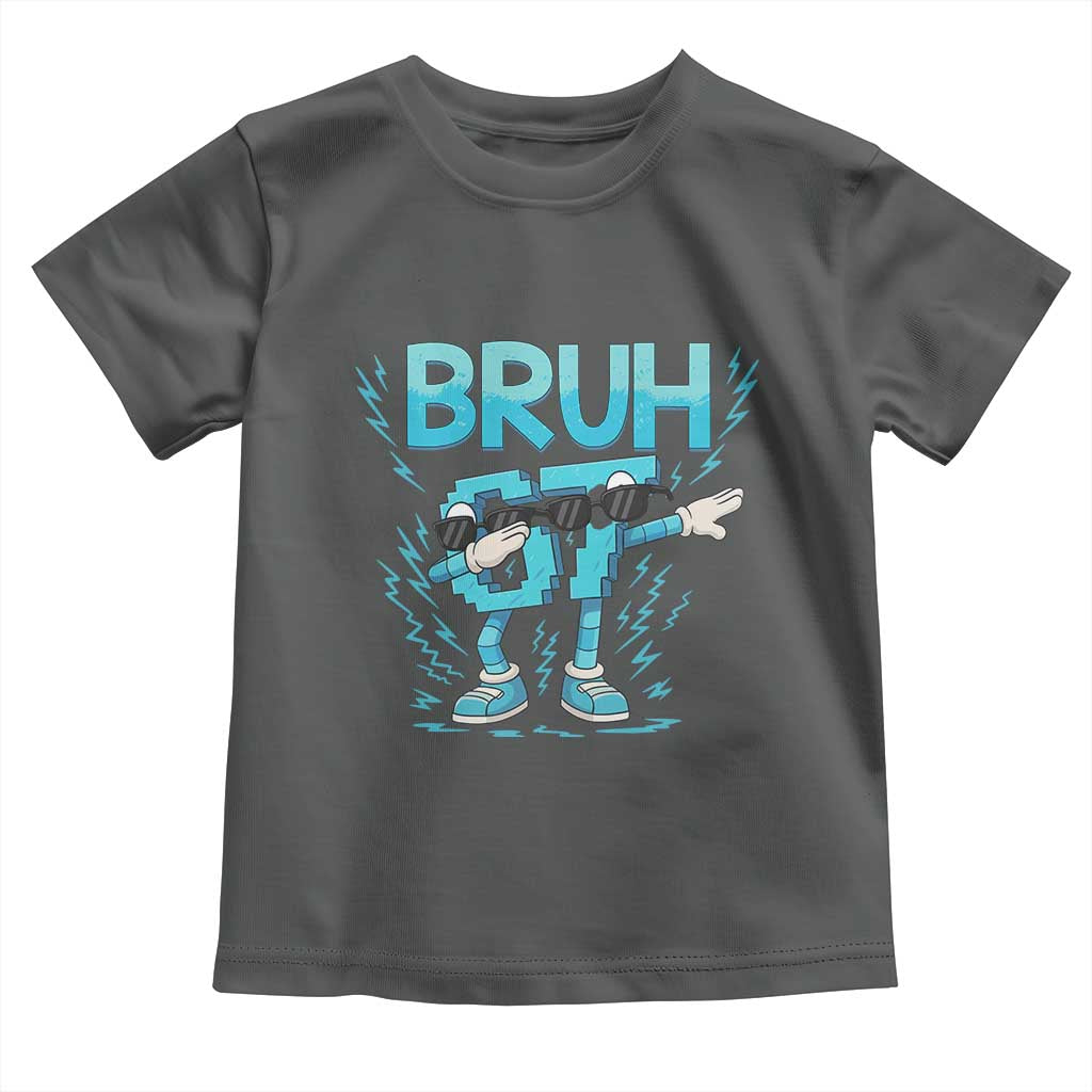 67 Bruh Meme Toddler T Shirt Funny Six Seven Italian Brainrot TS14 Dark Heather Print Your Wear