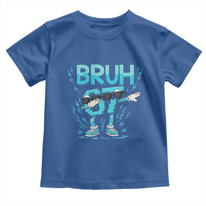 67 Bruh Meme Toddler T Shirt Funny Six Seven Italian Brainrot TS14 Royal Blue Print Your Wear