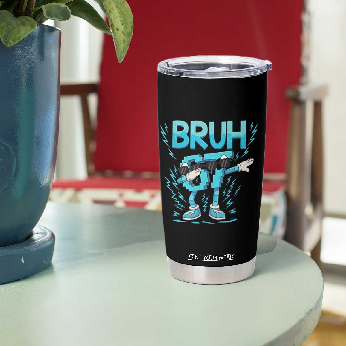 67 Bruh Meme Tumbler Cup Funny Six Seven Italian Brainrot TS14 Print Your Wear