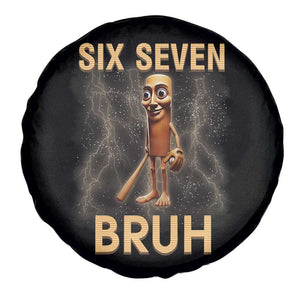 67 Bruh Meme Spare Tire Cover Funny Six Seven Tung Tung Sahur TS14 Print Your Wear