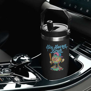 67 Bruh Meme Flip Straw Tumbler Ice Cream Drip Baseball Sport TS14 Print Your Wear