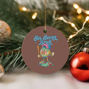 67 Bruh Meme Ceramic Ornament Ice Cream Drip Baseball Sport TS14 1pc Mocha Print Your Wear