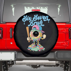 67 Bruh Meme Spare Tire Cover Ice Cream Drip Baseball Sport TS14 Black Print Your Wear