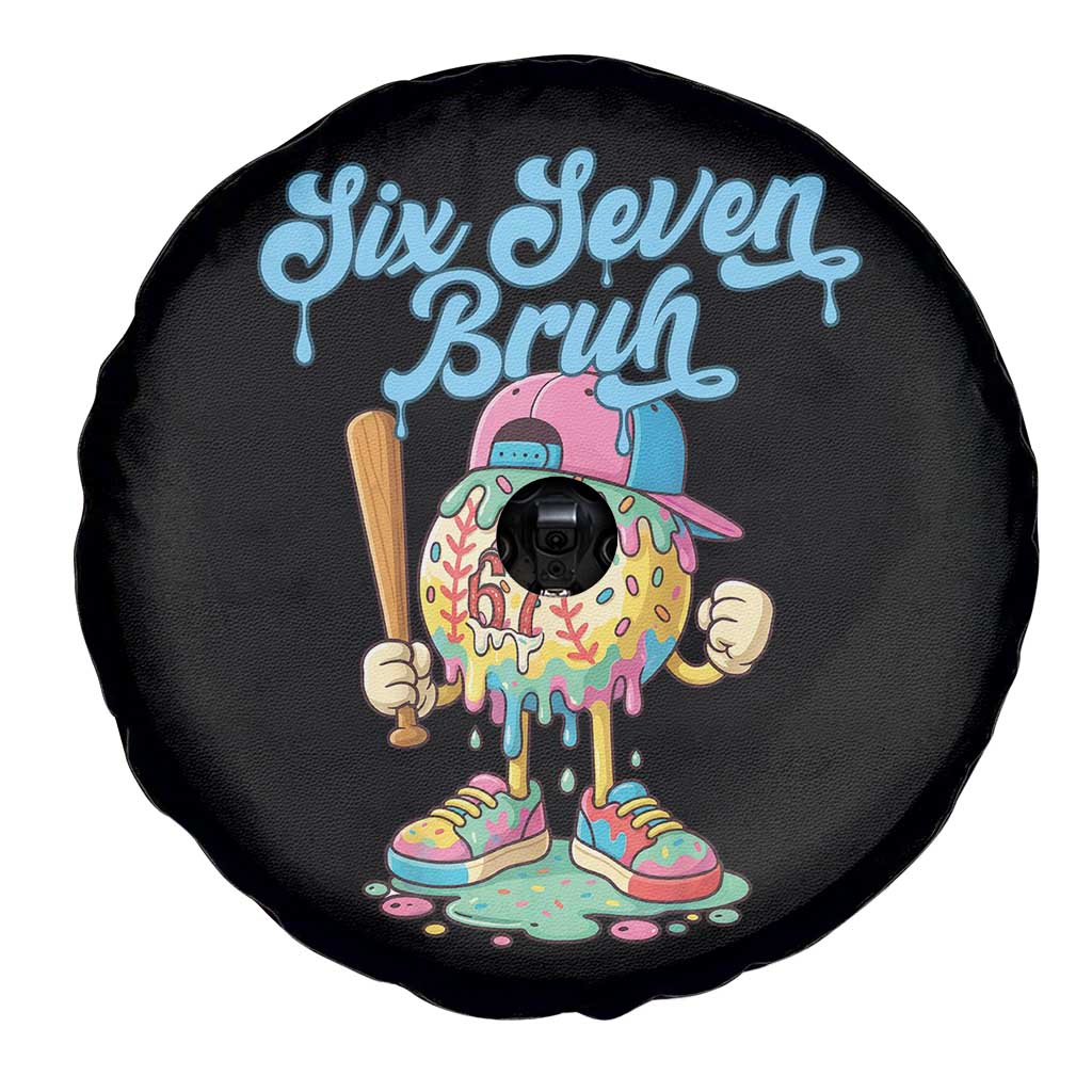 67 Bruh Meme Spare Tire Cover Ice Cream Drip Baseball Sport TS14 Print Your Wear