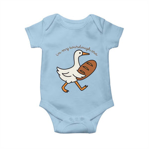 In My Sourdough Era Baby Onesie Funny Silly Goose Sourdough TS14 Light Blue Print Your Wear