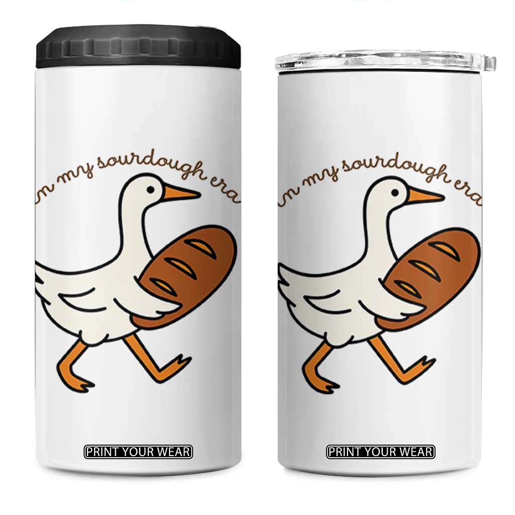 In My Sourdough Era 4 in 1 Can Cooler Tumbler Funny Silly Goose Sourdough TS14 One Size: 16 oz White Print Your Wear