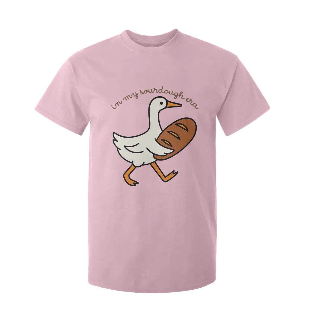 In My Sourdough Era T Shirt For Kid Funny Silly Goose Sourdough TS14 Light Pink Print Your Wear