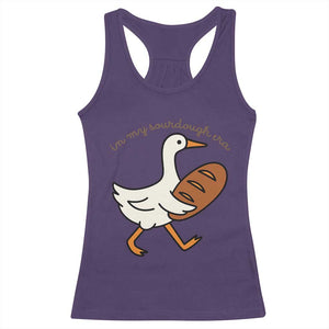 In My Sourdough Era Racerback Tank Top Funny Silly Goose Sourdough TS14 Purple Print Your Wear