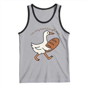 In My Sourdough Era Tank Top Funny Silly Goose Sourdough TS14 Athletic Heather Black Print Your Wear