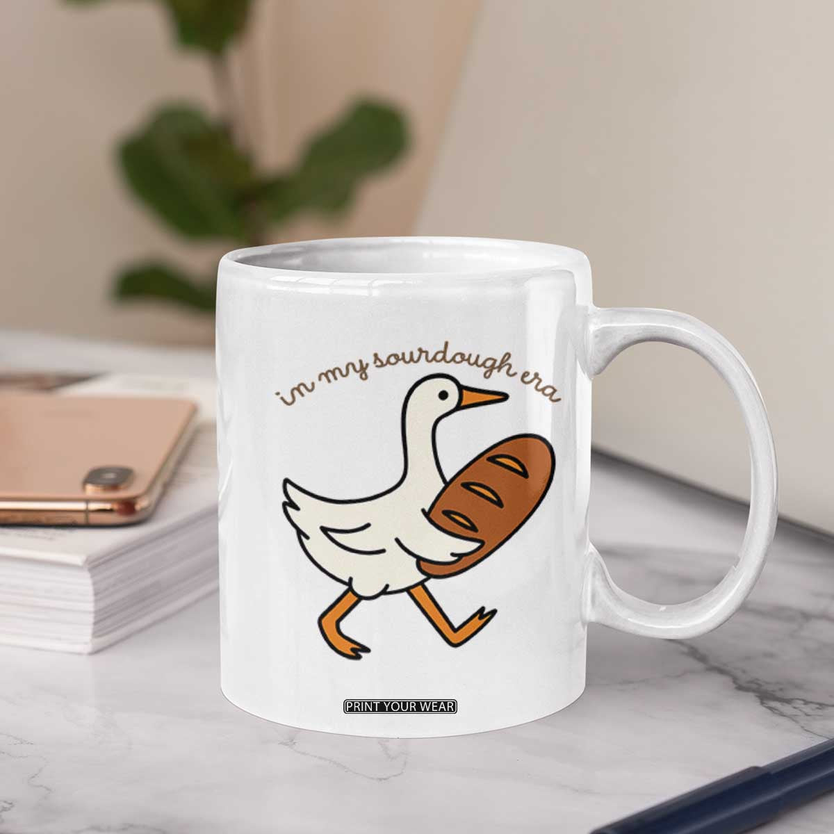 In My Sourdough Era Coffee Mug Funny Silly Goose Sourdough TS14 Print Your Wear