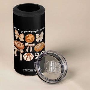 In My Sourdough Era 4 in 1 Can Cooler Tumbler Coquette Bows Baking Bread Lover TS14 Print Your Wear