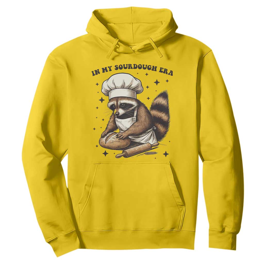 In My Sourdough Era Hoodie Funny Raccoon Baker TS14 Daisy Print Your Wear