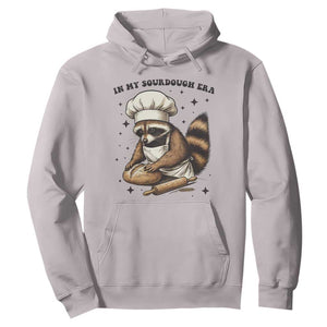 In My Sourdough Era Hoodie Funny Raccoon Baker TS14 Ice Gray Print Your Wear