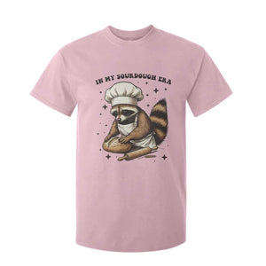 In My Sourdough Era T Shirt For Kid Funny Raccoon Baker TS14 Light Pink Print Your Wear
