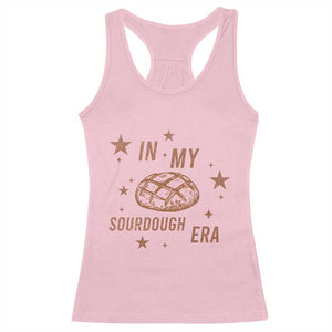In My Sourdough Era Racerback Tank Top Funny Baking Bread Lover TS14 Light Pink Print Your Wear