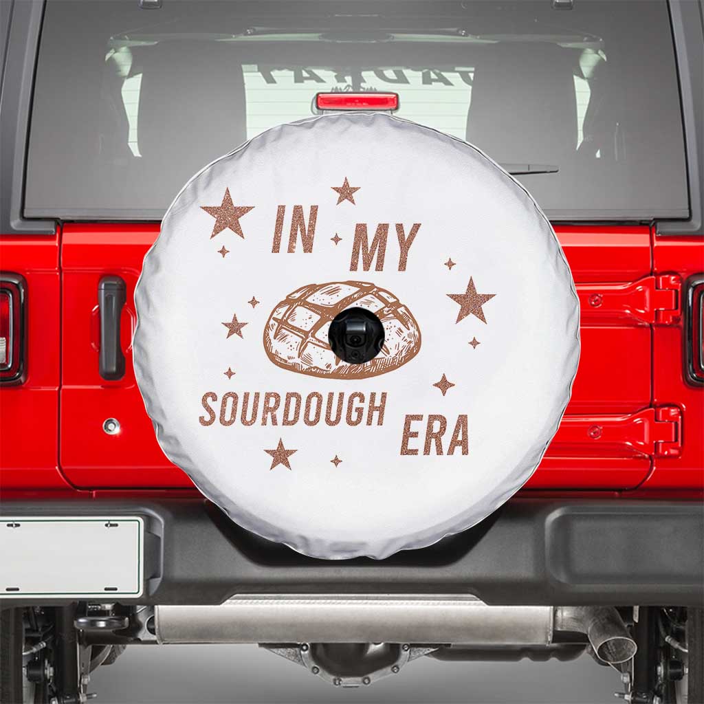 In My Sourdough Era Spare Tire Cover Funny Baking Bread Lover TS14 White Print Your Wear