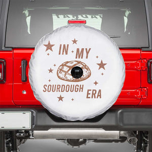 In My Sourdough Era Spare Tire Cover Funny Baking Bread Lover TS14 White Print Your Wear