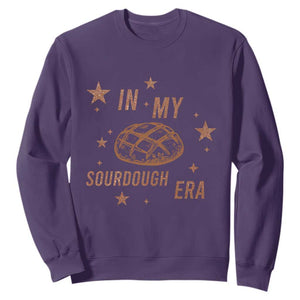 In My Sourdough Era Sweatshirt Funny Baking Bread Lover TS14 Purple Print Your Wear