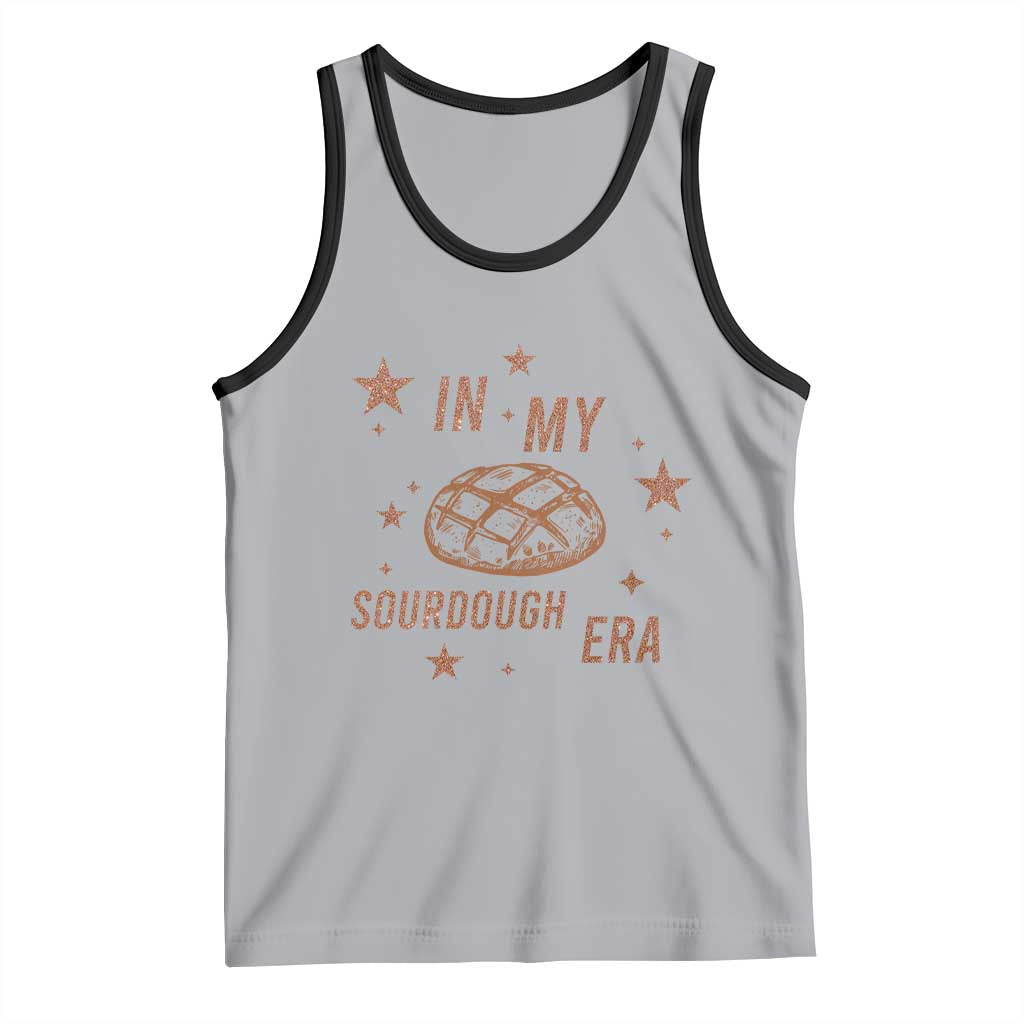 In My Sourdough Era Tank Top Funny Baking Bread Lover TS14 Athletic Heather Black Print Your Wear