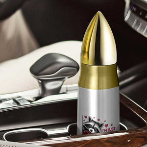 Valentine Racoon Trash Panda Bullet Tumbler I'm Just Here For The Chocolate TS14 Print Your Wear