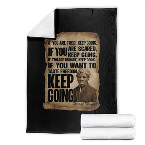 Harriet Tubman Quote Throw Blanket Black History African American TS14 Black Print Your Wear