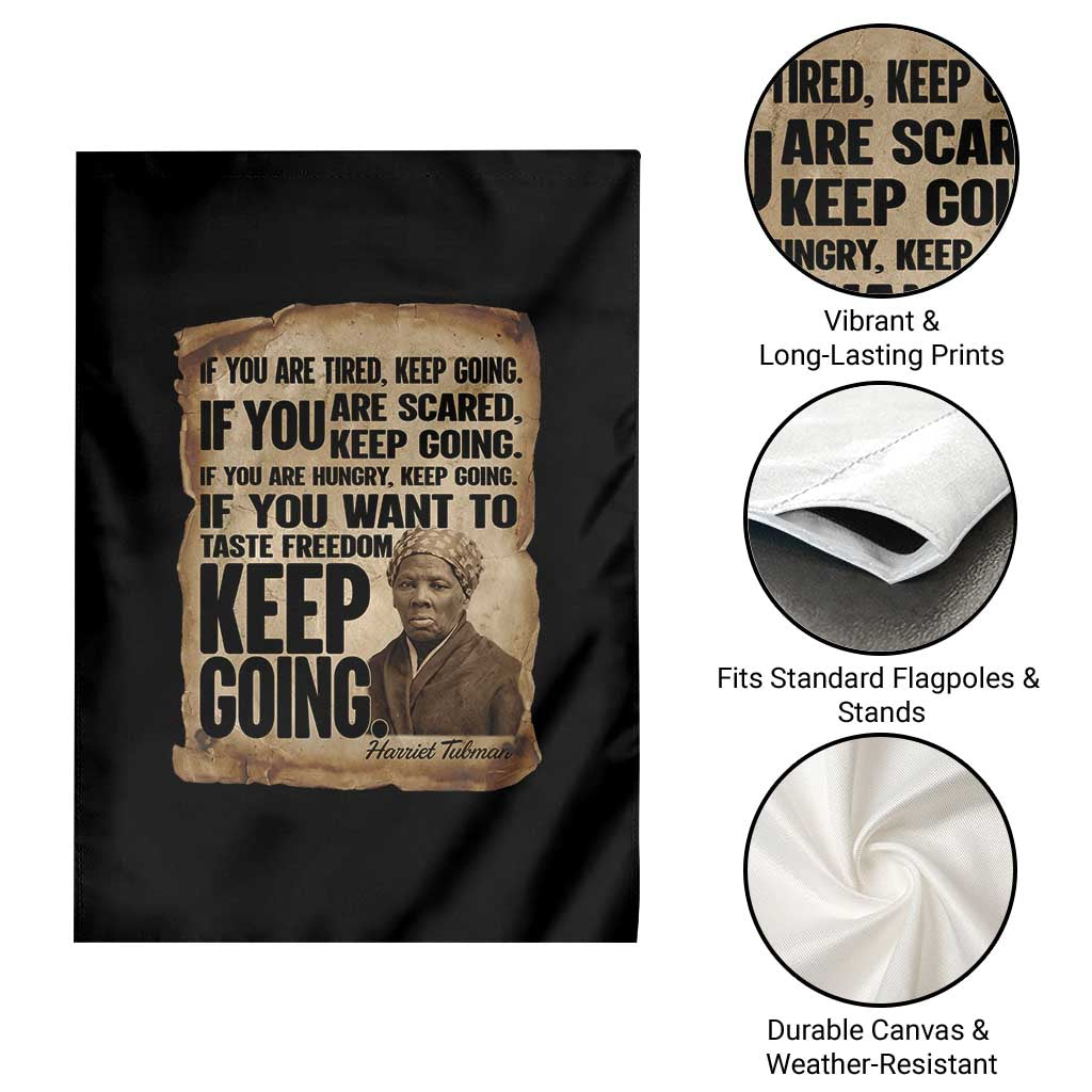 Harriet Tubman Quote Garden Flag Black History African American TS14 Print Your Wear