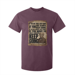 Harriet Tubman Quote T Shirt For Kid Black History African American TS14 Maroon Print Your Wear