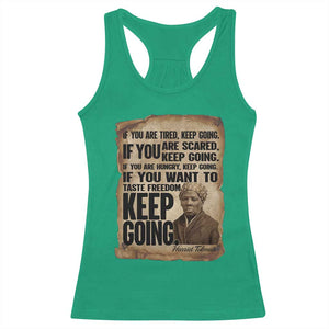 Harriet Tubman Quote Racerback Tank Top Black History African American TS14 Irish Green Print Your Wear