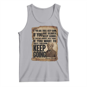 Harriet Tubman Quote Tank Top Black History African American TS14 Athletic Heather Print Your Wear