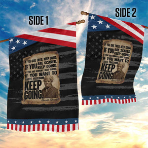 Harriet Tubman Quote Patriotic Garden Flag Black History African American TS14 Print Your Wear