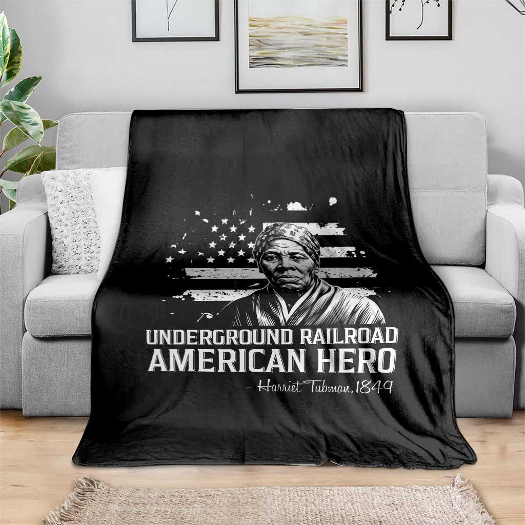 Harriet Tubman Throw Blanket Underground Railroad American Hero History TS14 Print Your Wear