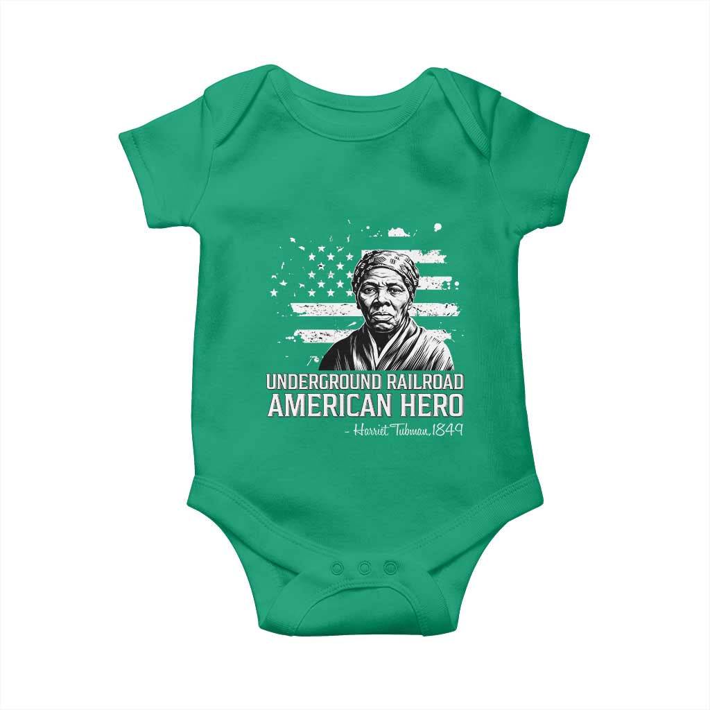 Harriet Tubman Baby Onesie Underground Railroad American Hero History TS14 Irish Green Print Your Wear