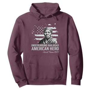 Harriet Tubman Hoodie Underground Railroad American Hero History TS14 Maroon Print Your Wear