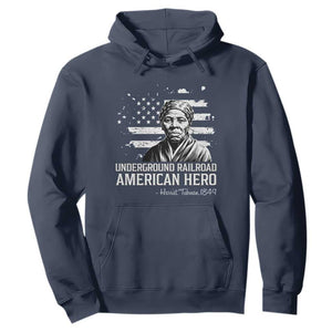 Harriet Tubman Hoodie Underground Railroad American Hero History TS14 Navy Print Your Wear