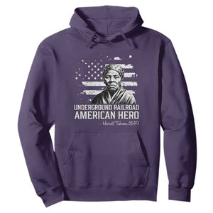 Harriet Tubman Hoodie Underground Railroad American Hero History TS14 Purple Print Your Wear