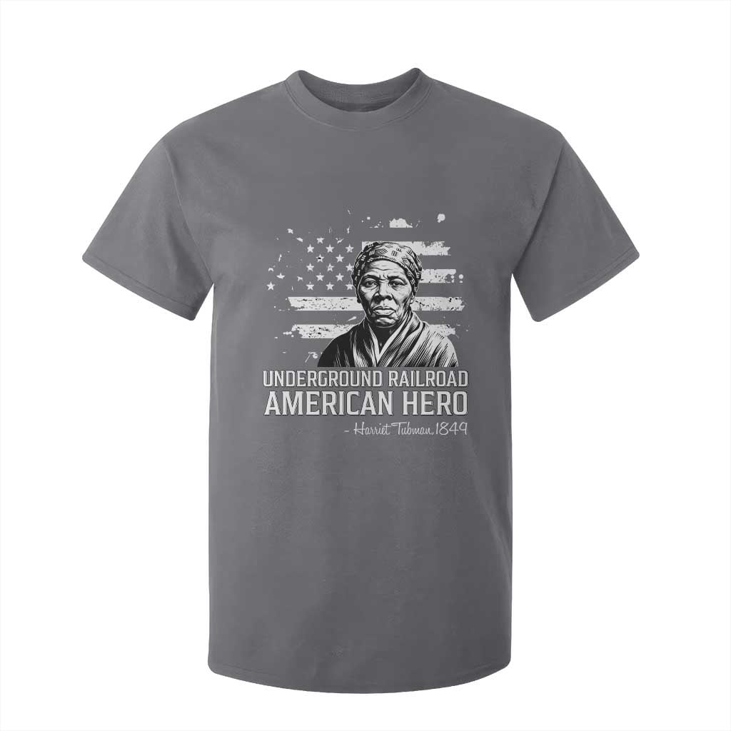 Harriet Tubman T Shirt For Kid Underground Railroad American Hero History TS14 Charcoal Print Your Wear