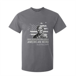 Harriet Tubman T Shirt For Kid Underground Railroad American Hero History TS14 Charcoal Print Your Wear