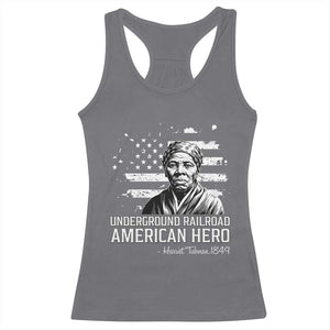 Harriet Tubman Racerback Tank Top Underground Railroad American Hero History TS14 Charcoal Print Your Wear