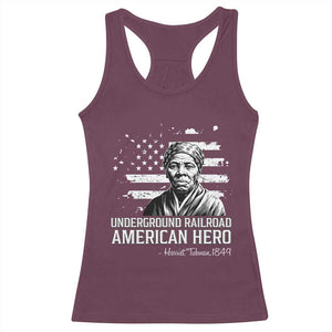 Harriet Tubman Racerback Tank Top Underground Railroad American Hero History TS14 Maroon Print Your Wear