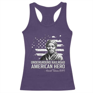 Harriet Tubman Racerback Tank Top Underground Railroad American Hero History TS14 Purple Print Your Wear