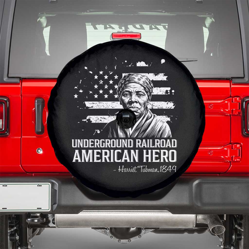 Harriet Tubman Spare Tire Cover Underground Railroad American Hero History TS14 Black Print Your Wear