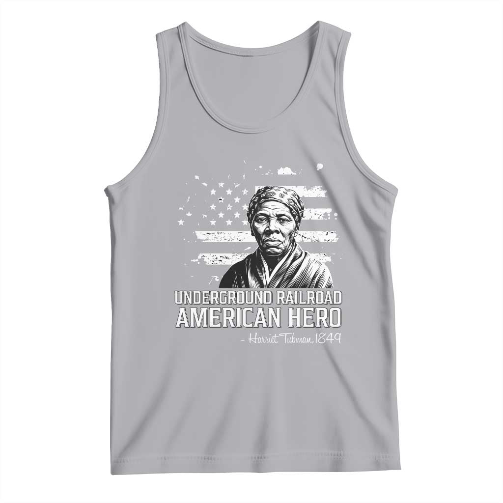 Harriet Tubman Tank Top Underground Railroad American Hero History TS14 Athletic Heather Print Your Wear