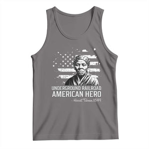 Harriet Tubman Tank Top Underground Railroad American Hero History TS14 Deep Heather Print Your Wear