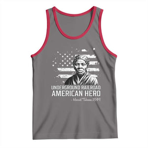 Harriet Tubman Tank Top Underground Railroad American Hero History TS14 Deep Heather Red Print Your Wear