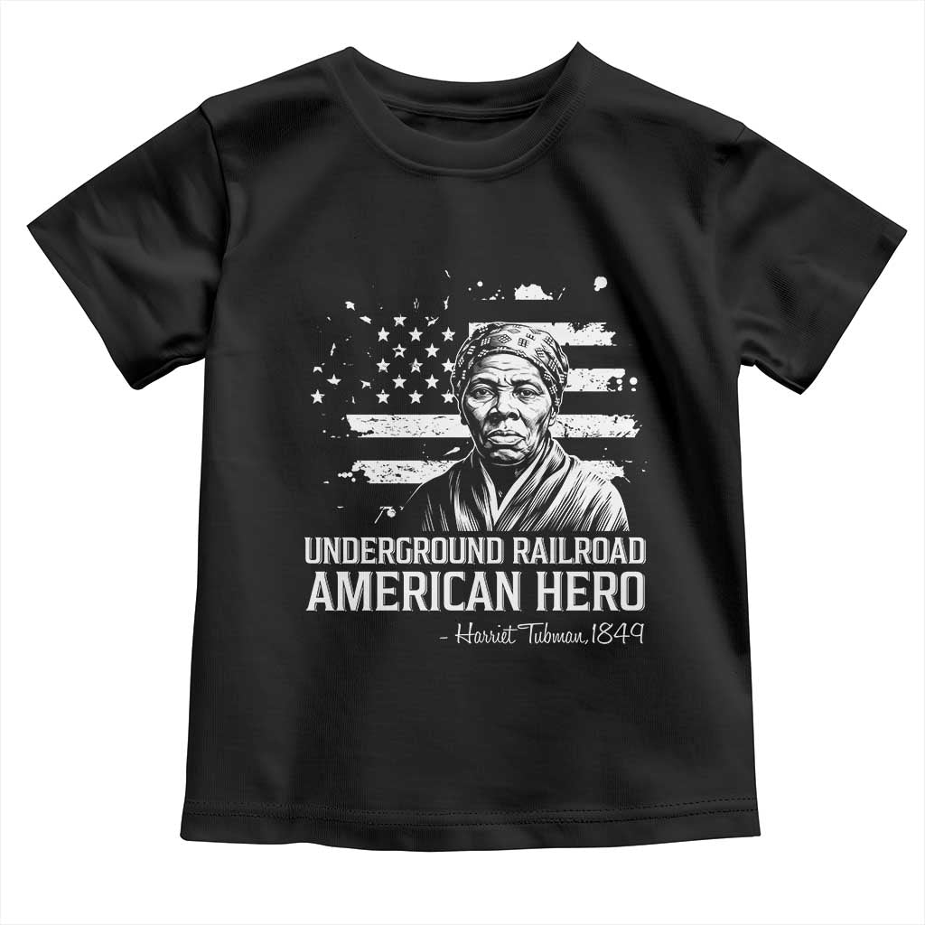 Harriet Tubman Toddler T Shirt Underground Railroad American Hero History TS14 Black Print Your Wear