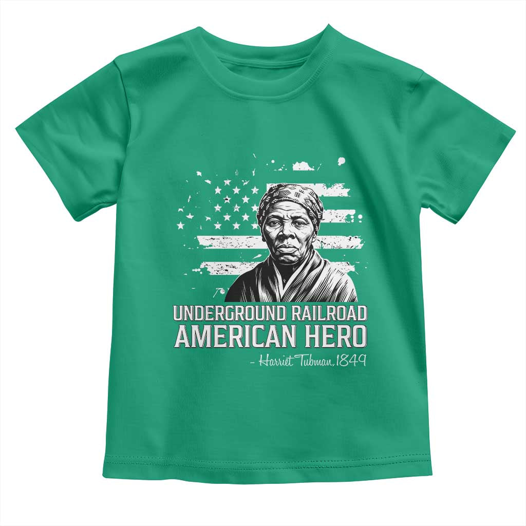 Harriet Tubman Toddler T Shirt Underground Railroad American Hero History TS14 Irish Green Print Your Wear