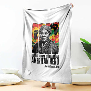 Harriet Tubman Black History Month Throw Blanket Underground Railroad American Hero History TS14 Print Your Wear