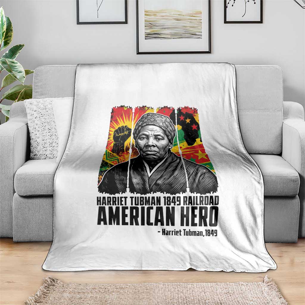 Harriet Tubman Black History Month Throw Blanket Underground Railroad American Hero History TS14 Print Your Wear