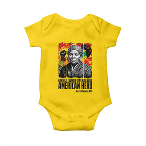 Harriet Tubman Black History Month Baby Onesie Underground Railroad American Hero History TS14 Daisy Print Your Wear