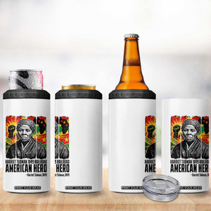 Harriet Tubman Black History Month 4 in 1 Can Cooler Tumbler Underground Railroad American Hero History TS14 Print Your Wear
